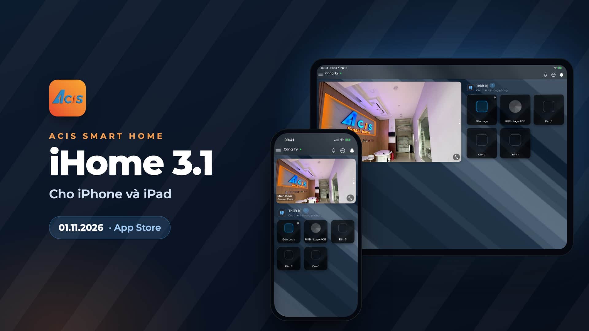 ACIS Ra Mắt iHome 3.1 Cho iPhone Và iPad Vào Ngày 01/11/2026